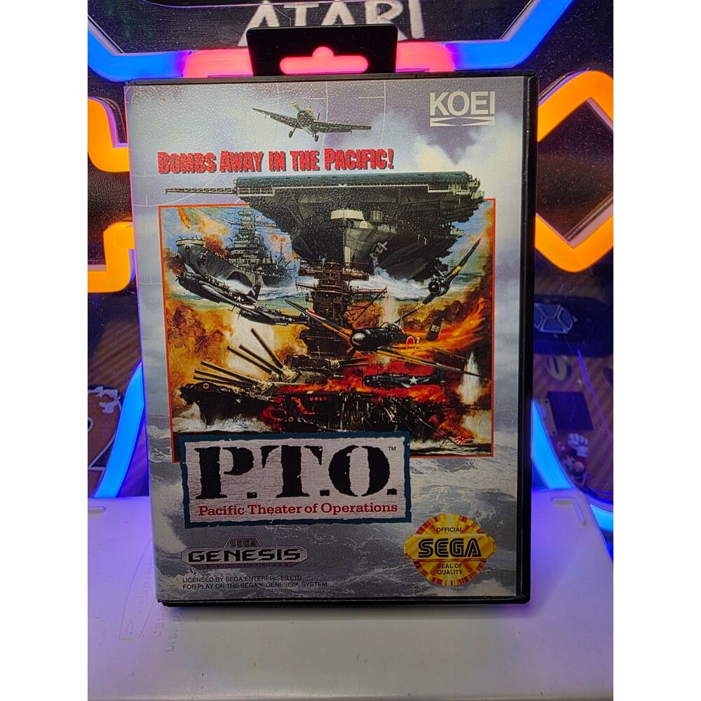 P.T.O. Pacific Theater of Operations for Sega Genesis Complete!